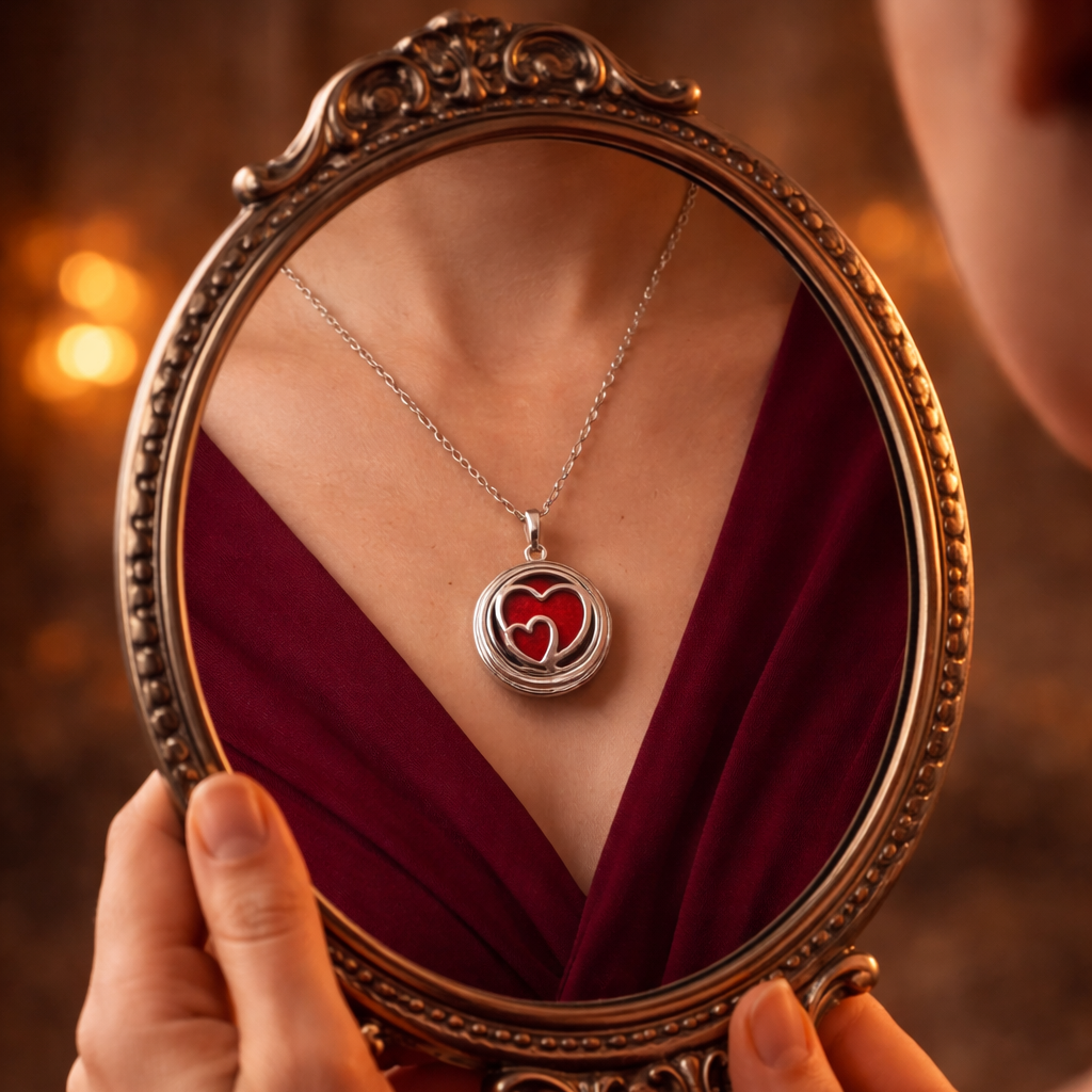 Collar Aromático Corazón 💖 Lleva Tu Aroma Siempre Contigo