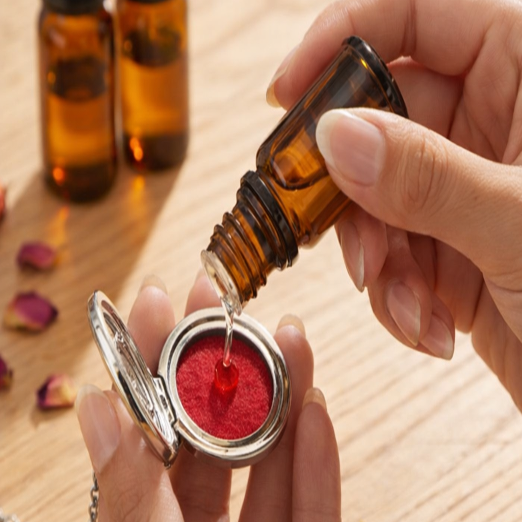 Collar Aromático Corazón 💖 Lleva Tu Aroma Siempre Contigo